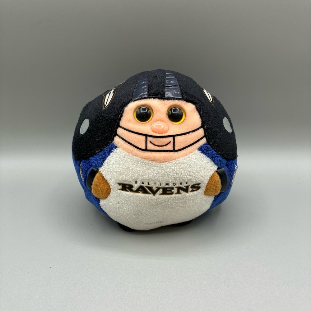 Baltimore Ravens Beanie Ballz Ty NFL Plush Stuffed Toy 4”